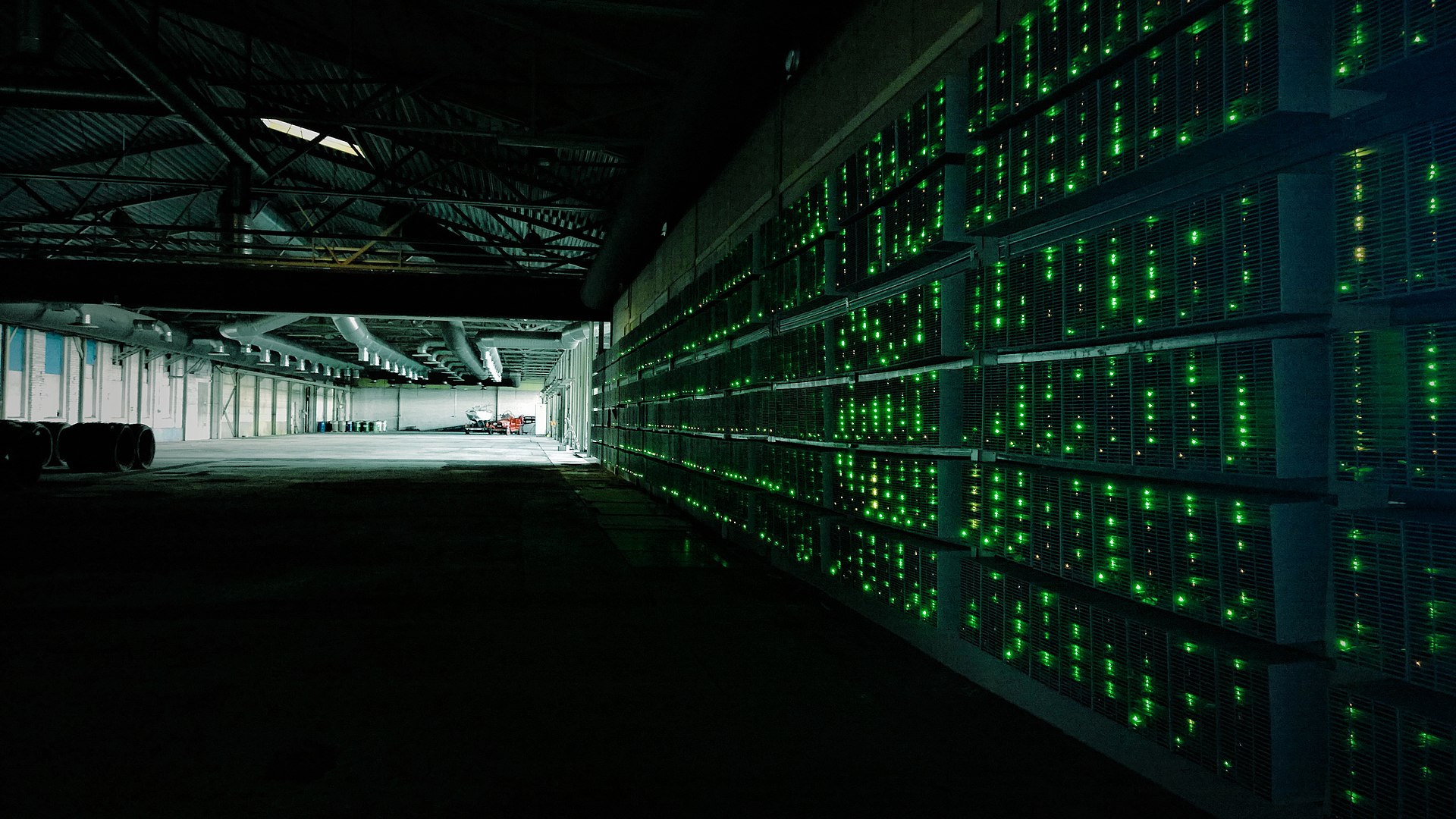 Bitcoin mining data center
